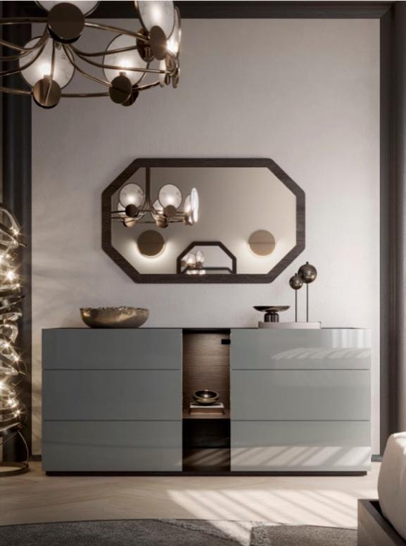 Ensemble de chambre Porticello avec tête de lit rembourrée