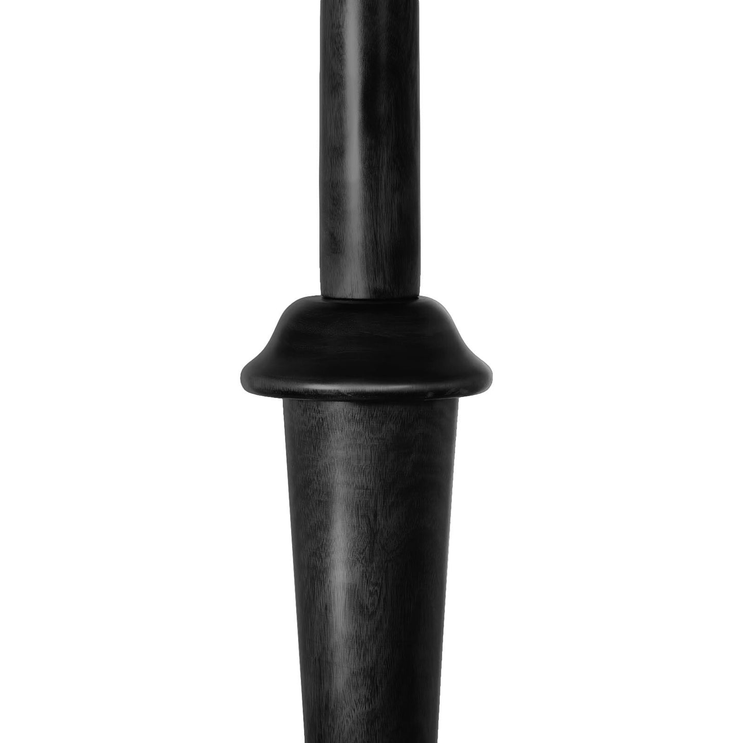 Porte-manteau autoportant en bois d'hévéa avec 8 crochets - 24,5 L x 70,87 H