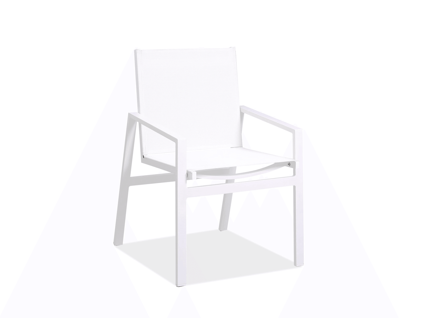Fauteuil de salle à manger d'extérieur Brynne : lot de 2