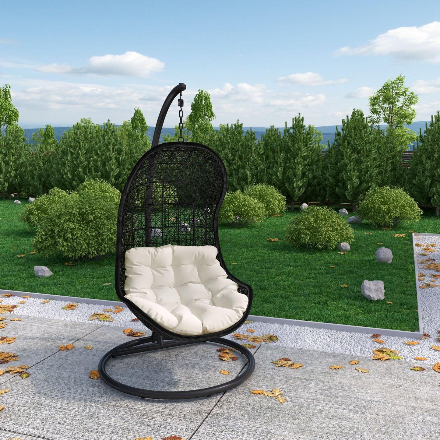 PARLAY SWING OUTDOOR PATIO LOUNGE CHAIR