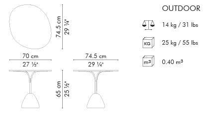 TABLE DE BISTROT FORMA
