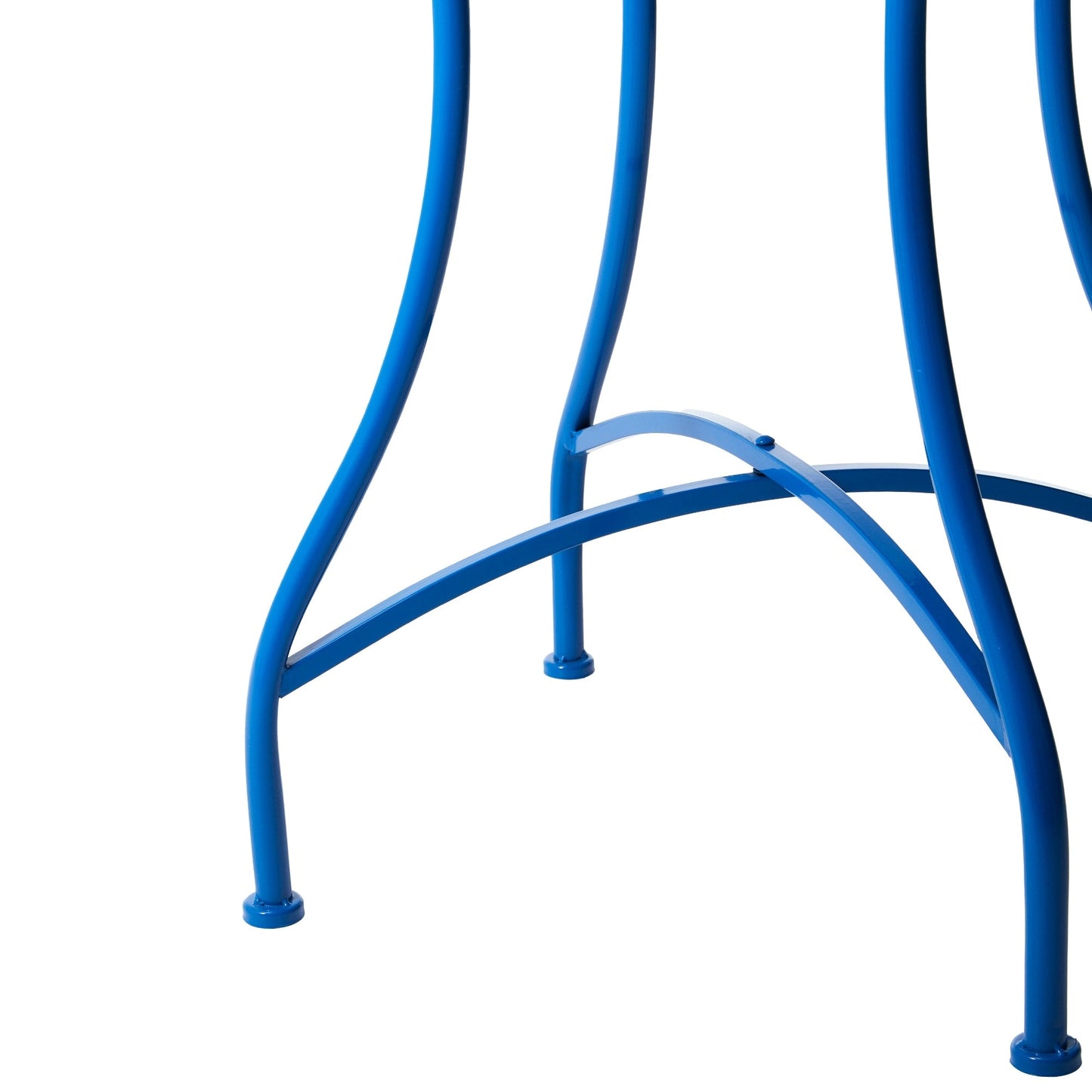 Ensemble bistrot pliant d'extérieur en métal Glitzhome 3 pièces avec table et chaises