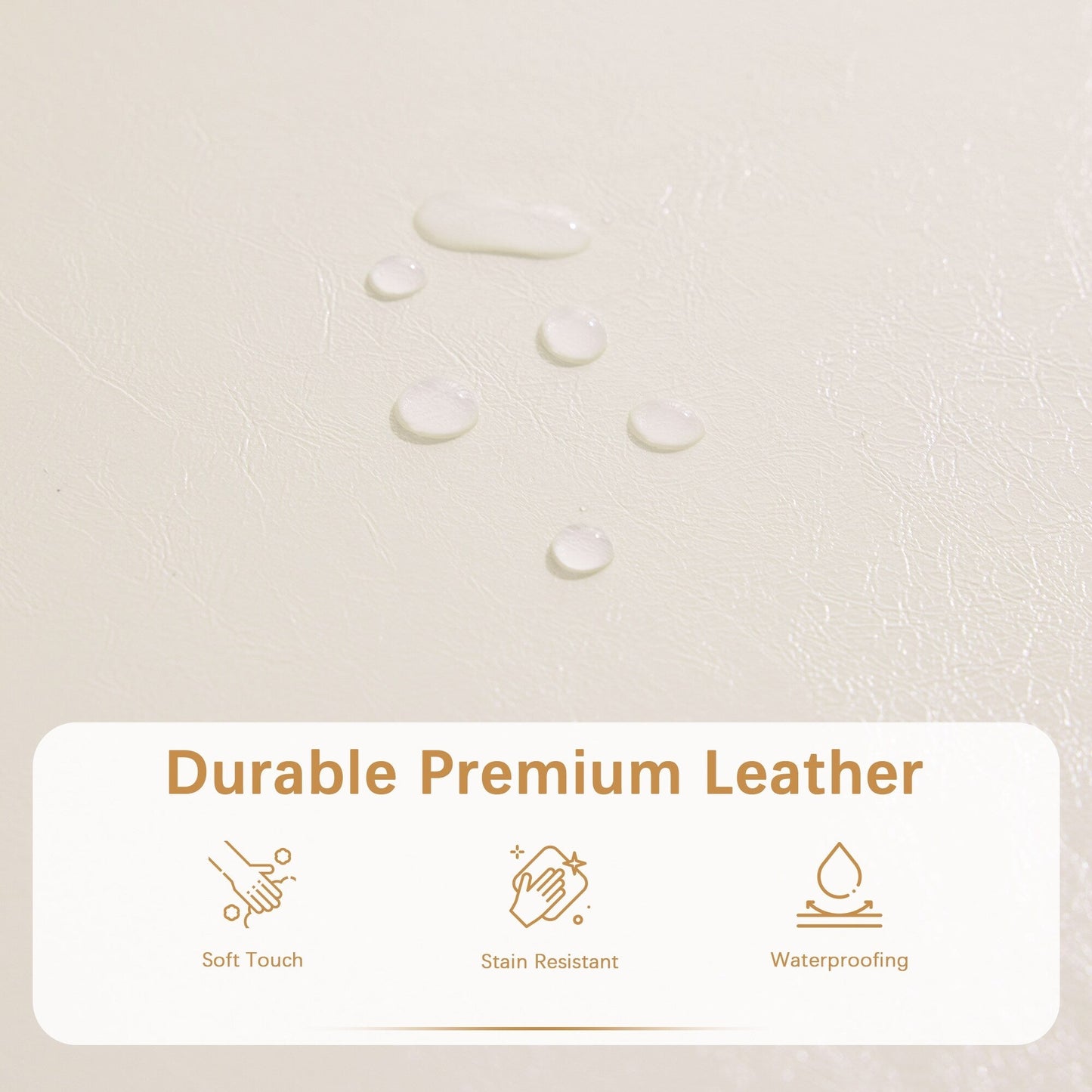 Pouf de rangement rectangulaire rembourré 50,3 x 17,50 x 18 po - Similicuir