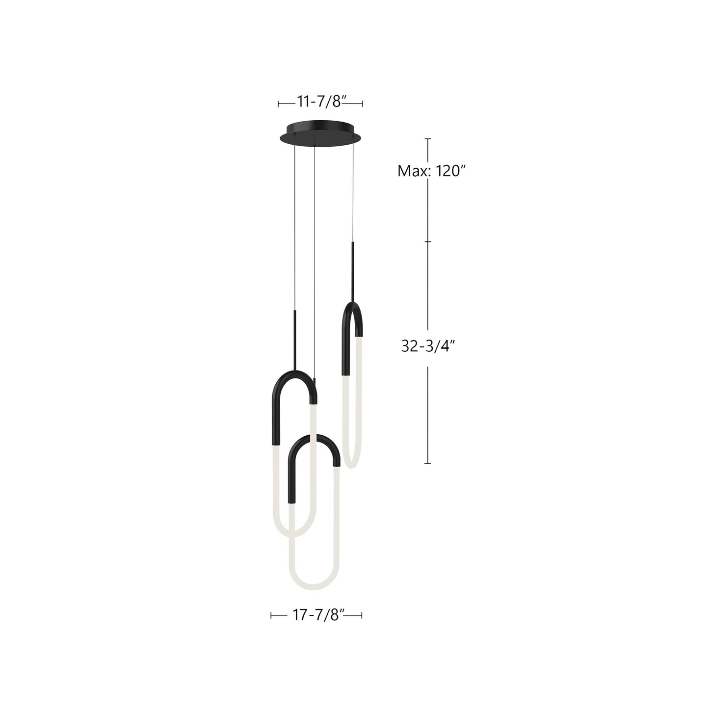 Suspension Hera 3 lumières