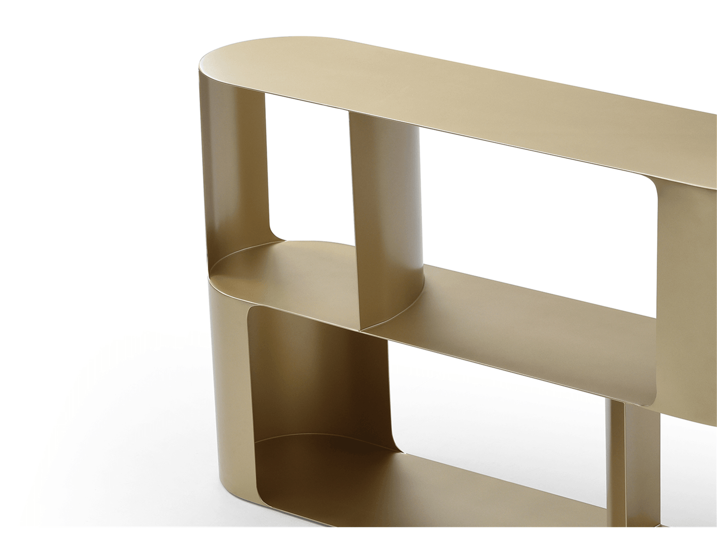 Table console Cadence dorée