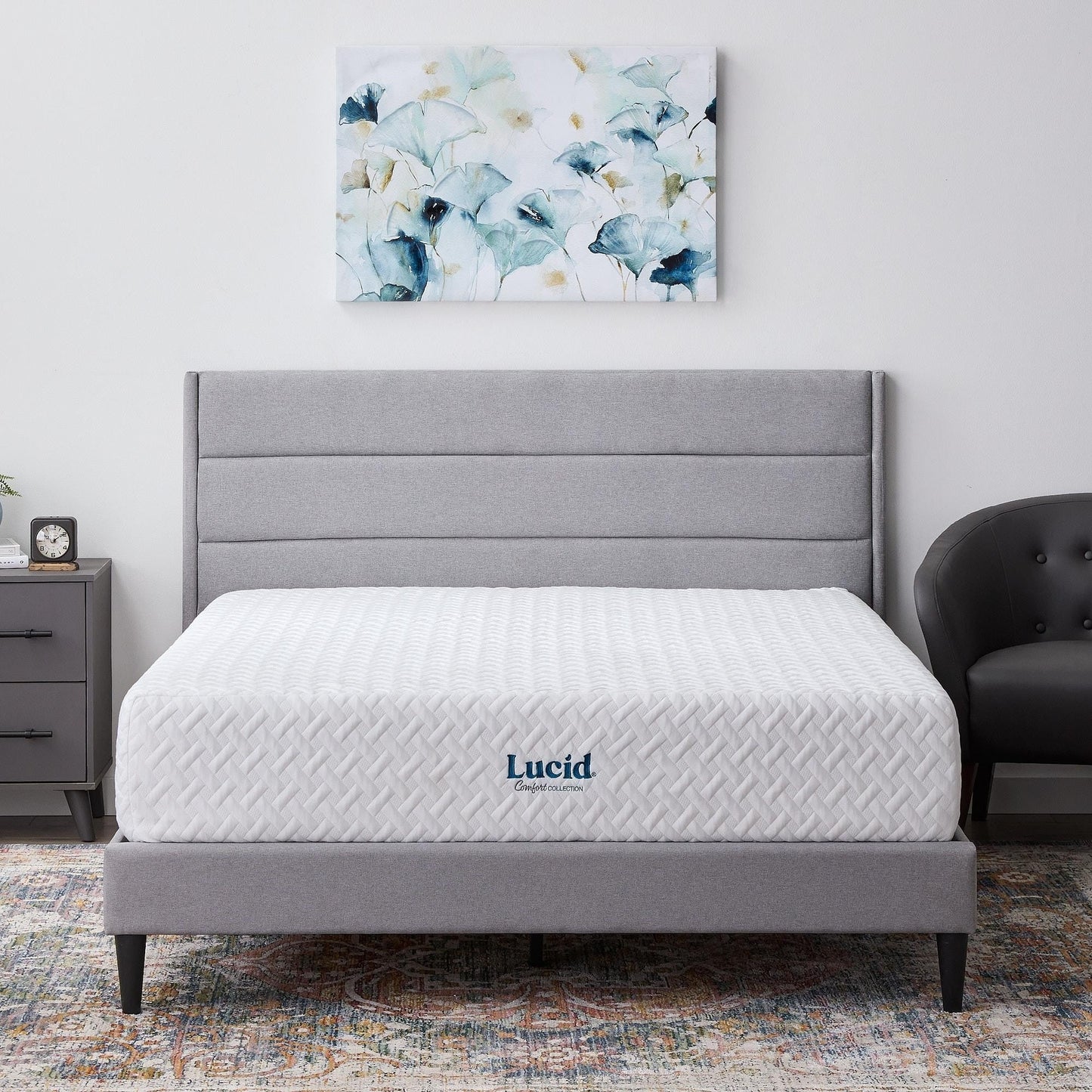 Matelas ferme en mousse à mémoire de forme Lucid de 12 pouces