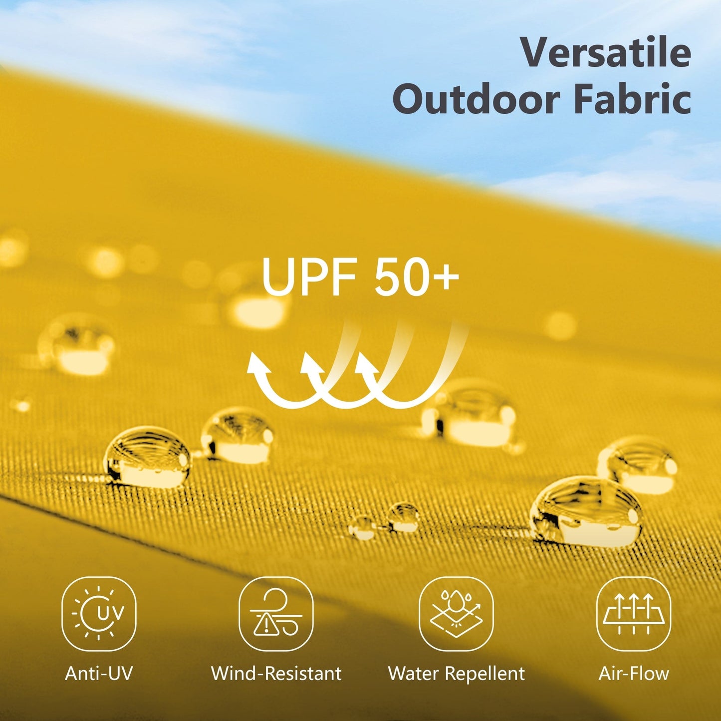 Parasol double extra large de 15 pieds pour patio double face de MAISON ARTS avec base incluse