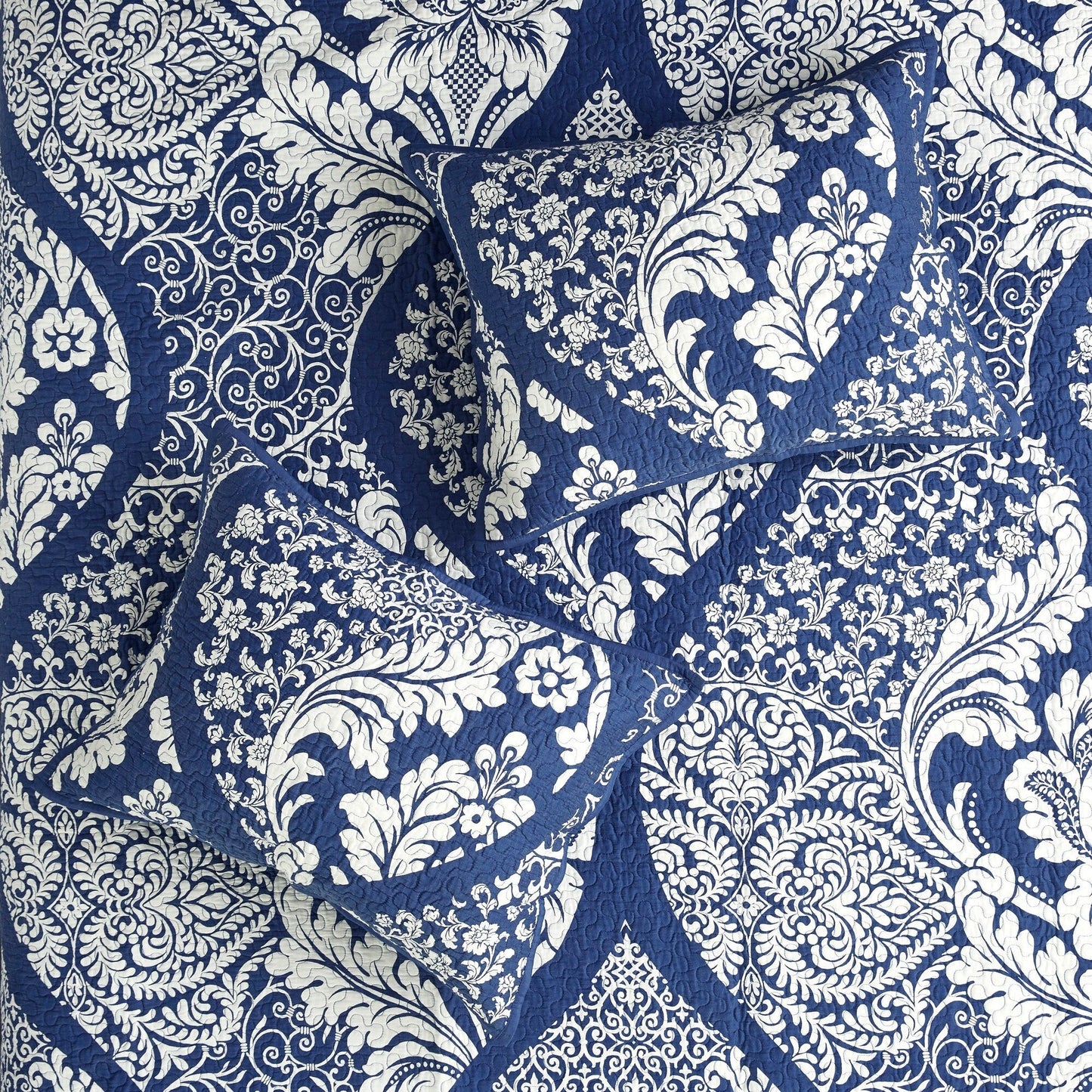 Ensemble de couette en coton imprimé Madison Park Marcella 7 pièces