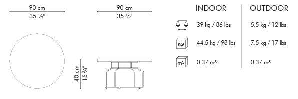 TABLE BASSE MASON