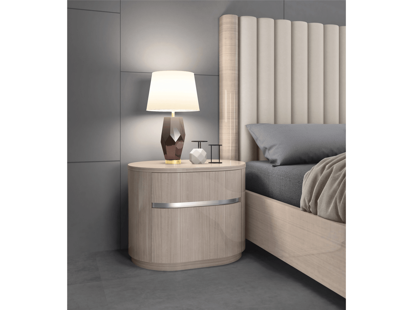 Dorothy Nightstand Beige