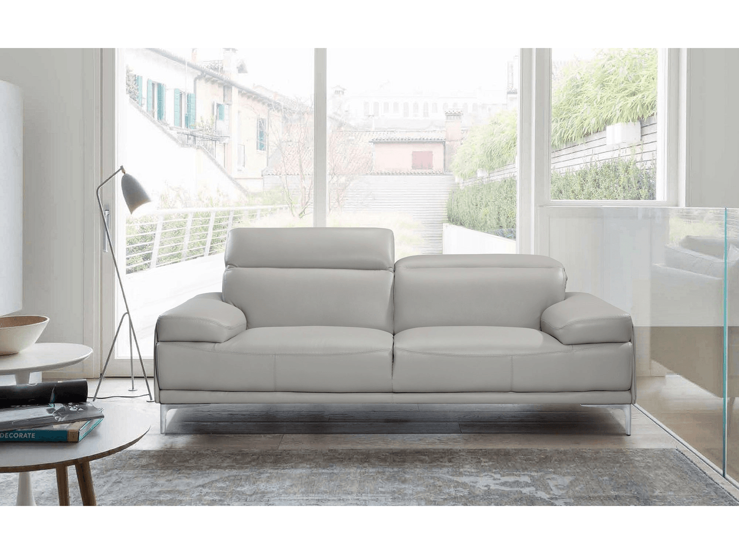 Canapé Archlight gris clair