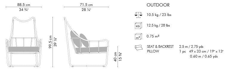 RUSSELL EASY ARMCHAIR