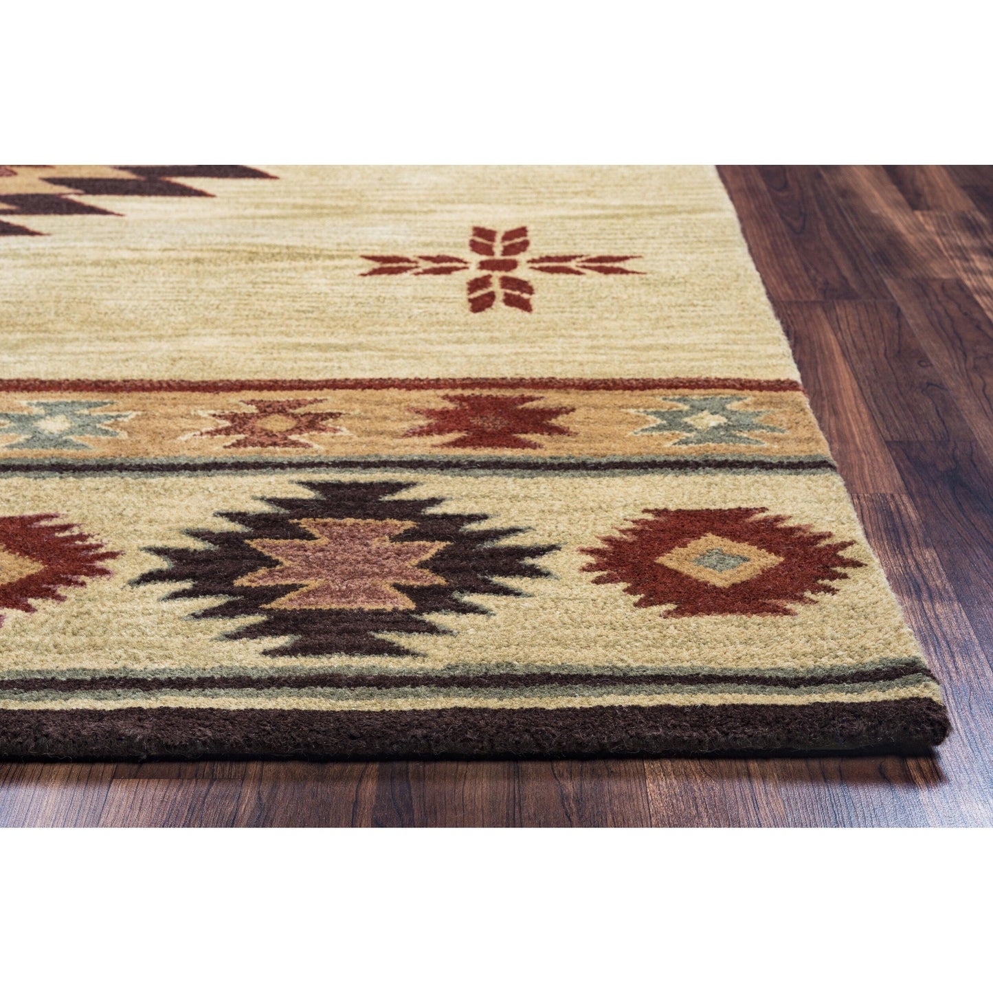 Tapis en laine touffeté à la main Alora Decor Ryder Southwestern