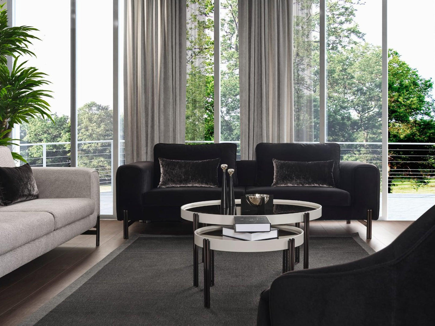 Salena Sofa Black