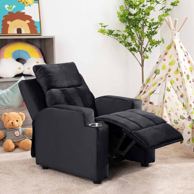 Sièges magiques pour princesses super-héros, fauteuil inclinable super luxueux pour enfants avec repose-pieds, appui-tête et 2 porte-gobelets