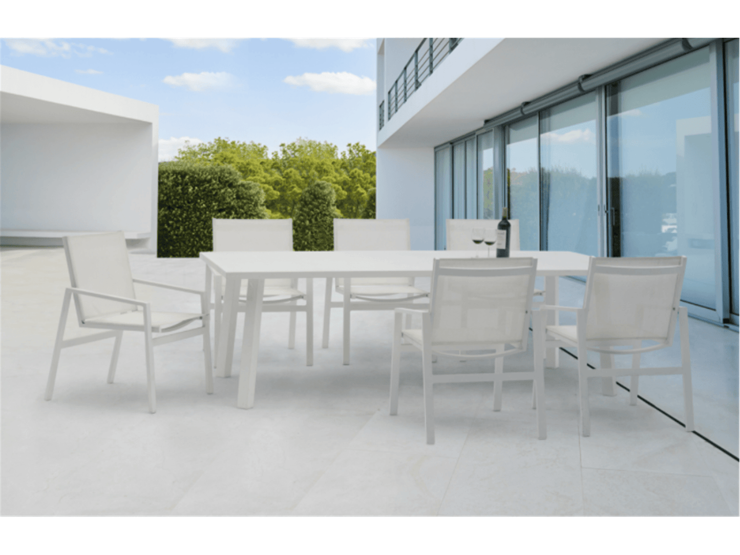 Fauteuil de salle à manger d'extérieur Brynne : lot de 2