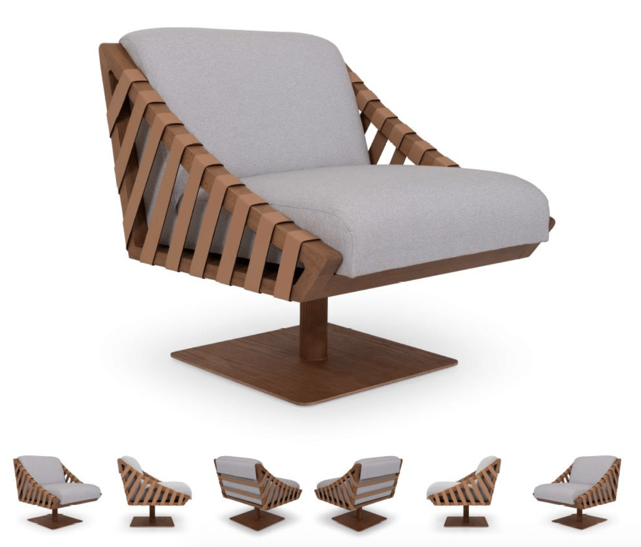 Chaise pivotante Girardo