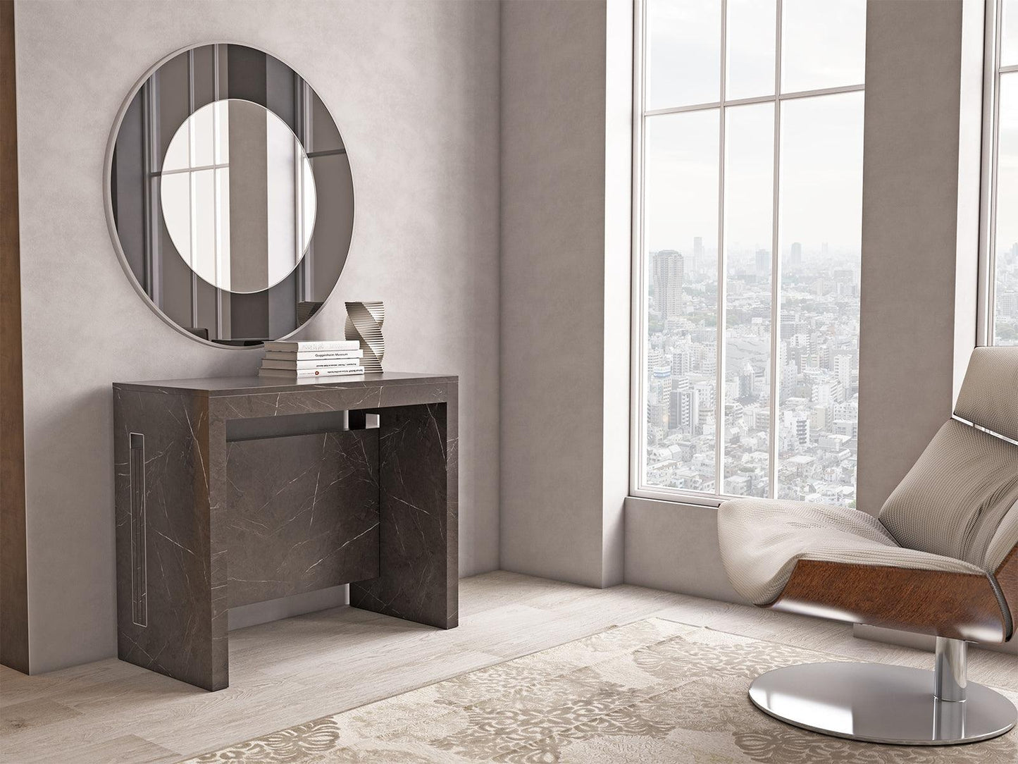 Console/Table à manger extensible Ellie