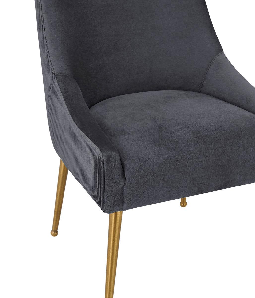 Chaise en velours Boston