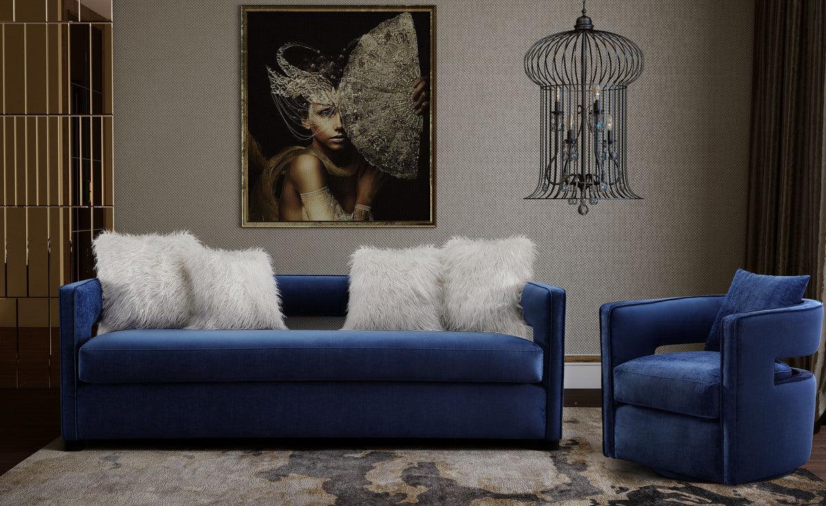 Chaise pivotante Kendrick Navy