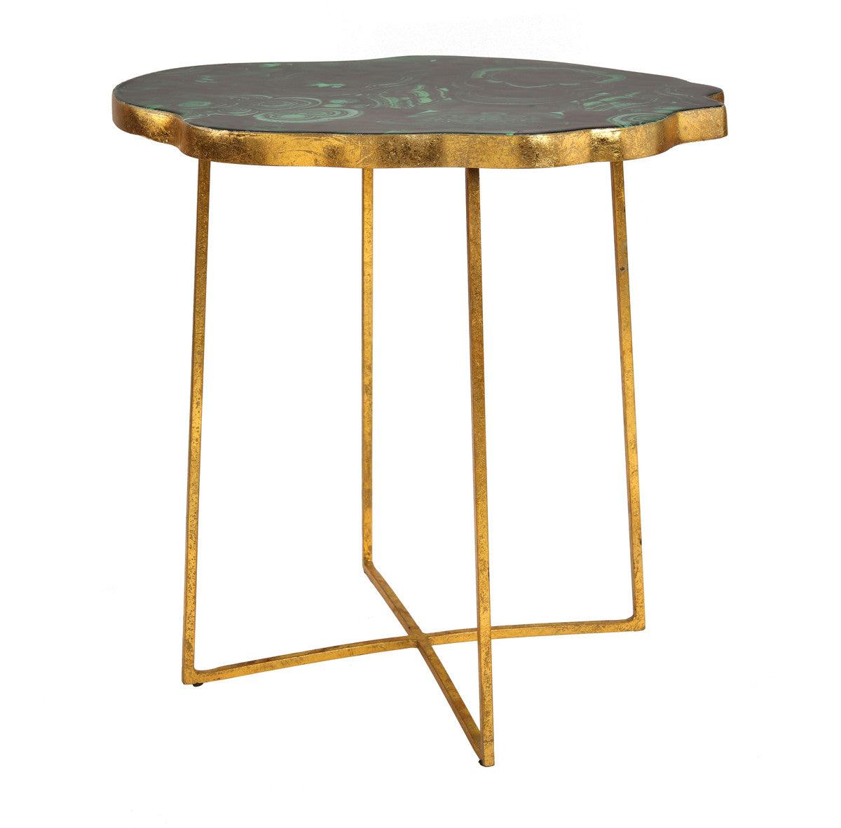 Table d'appoint en agate Liliana