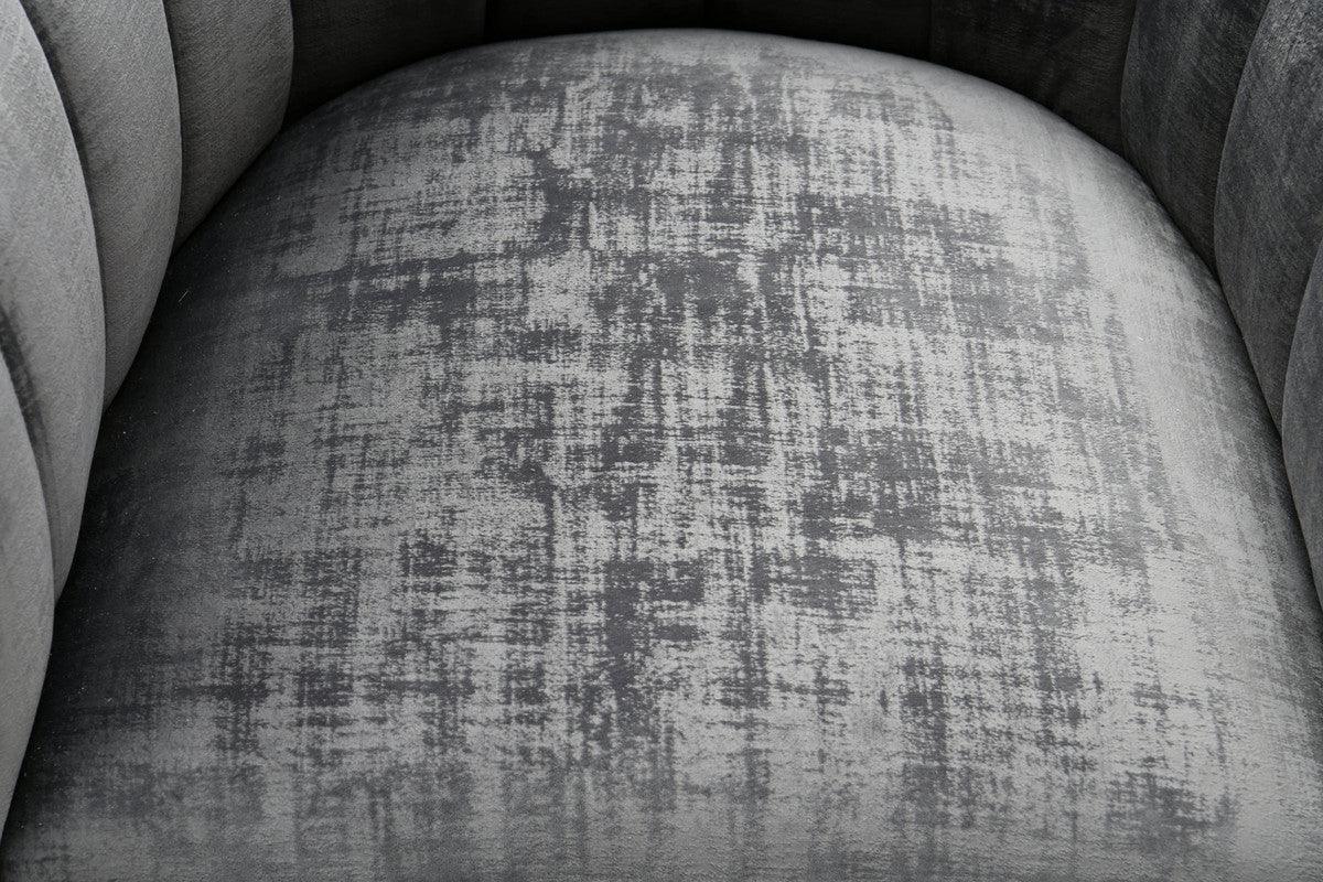 Chaise Magna Grey avec base dorée