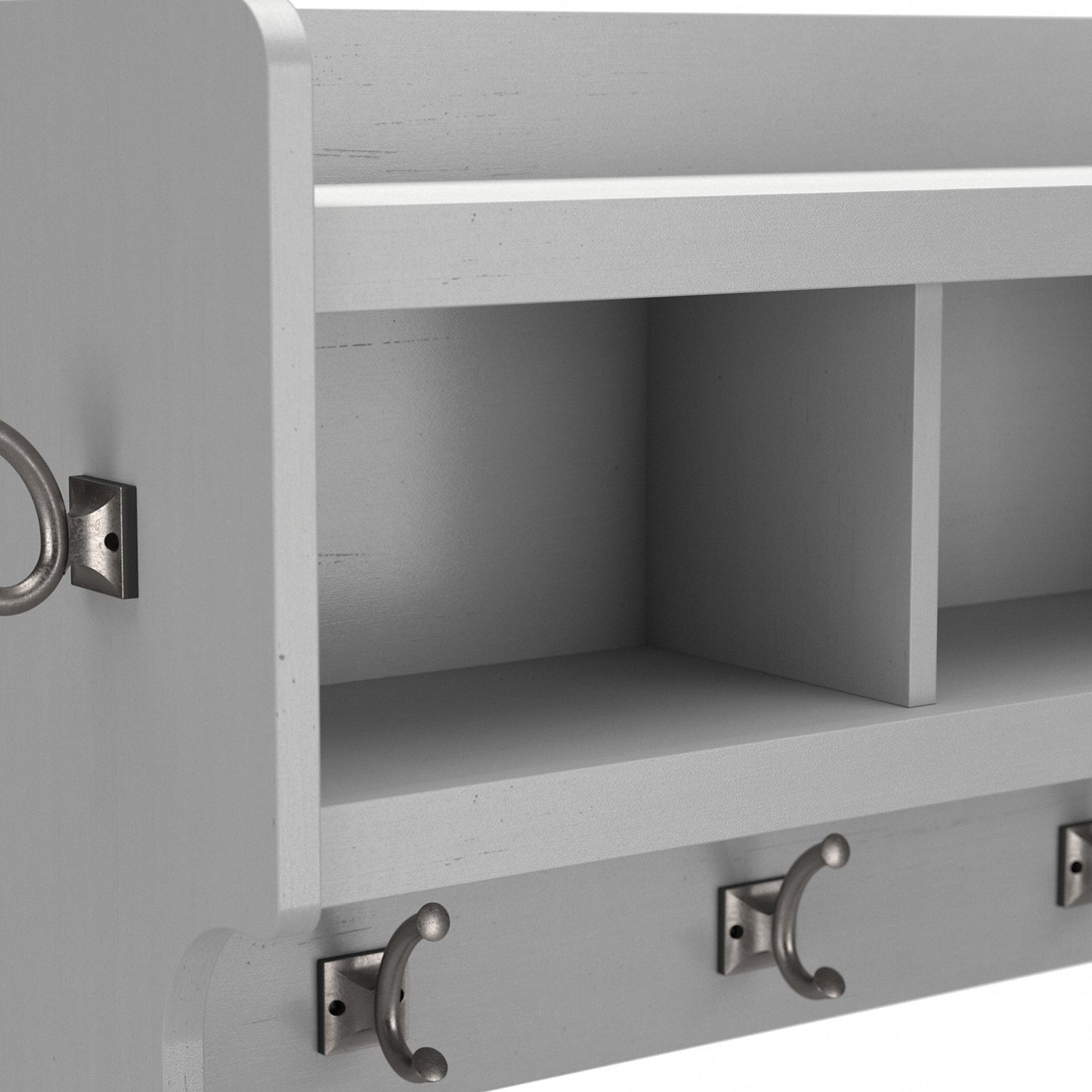 Porte-manteau mural Woodland 40 W avec étagère par Bush Furniture