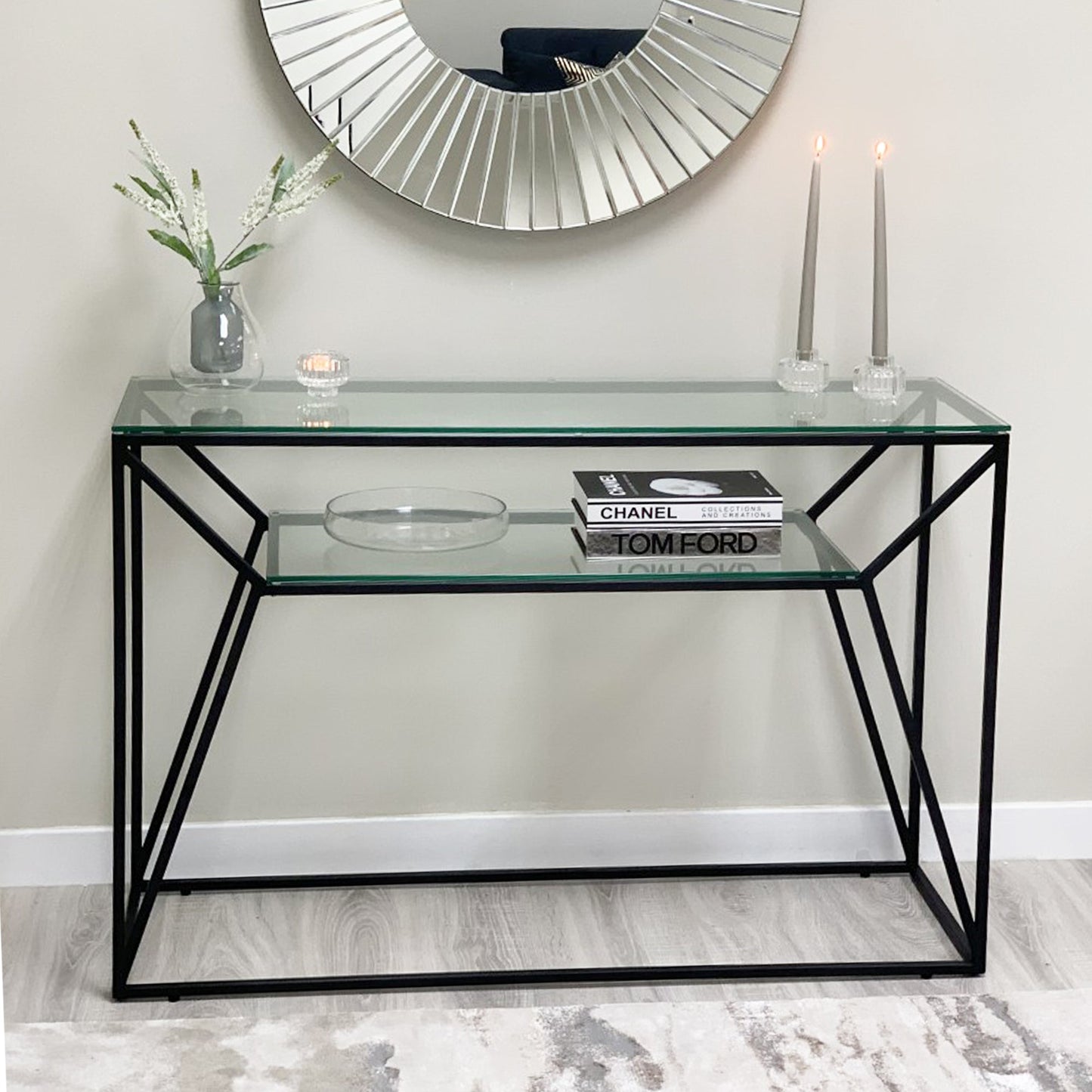 Console Ava noir mat