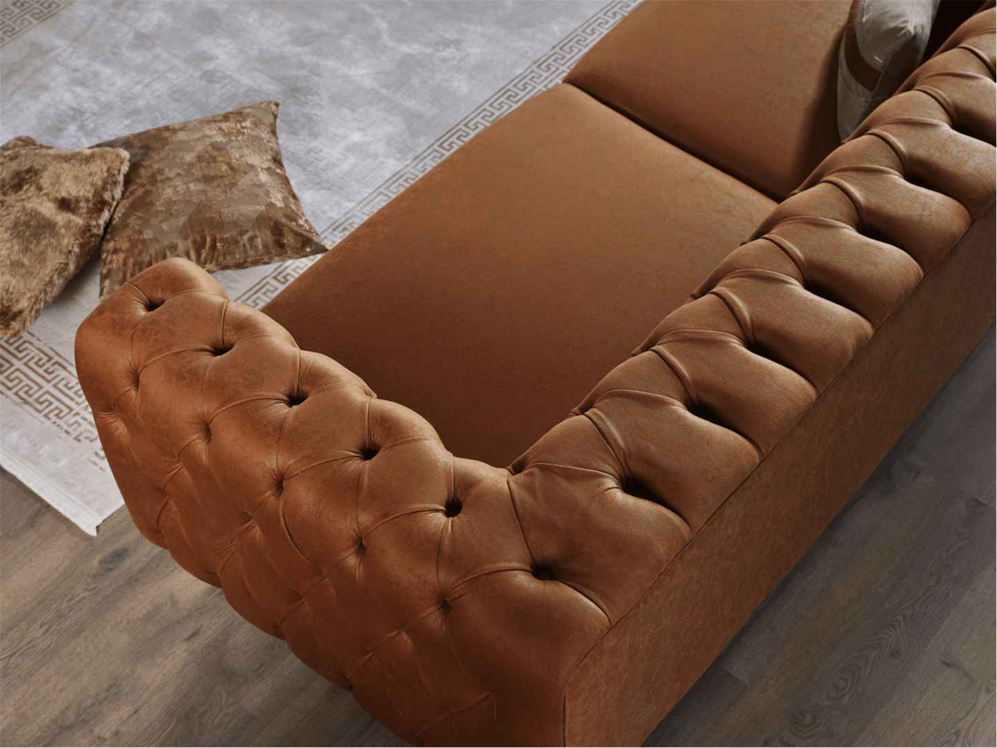Canapé convertible en tissu de la collection Montenegro