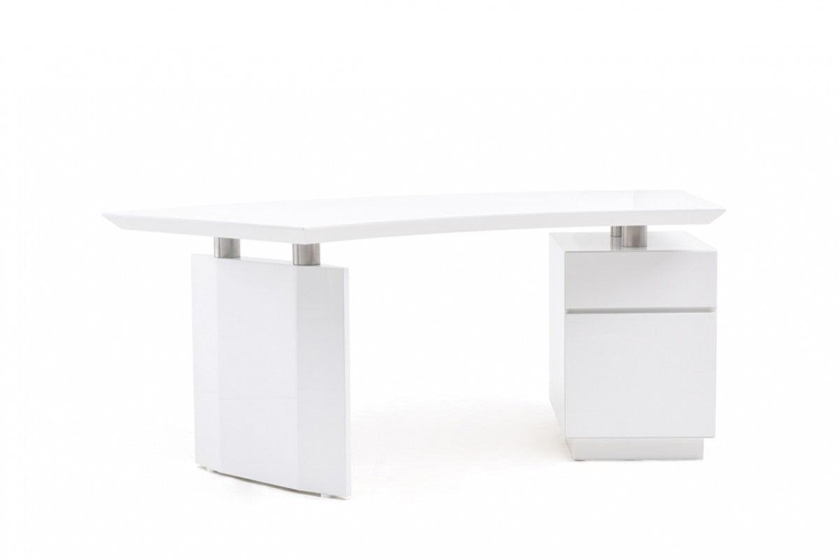 Sky Modern White Office Desk