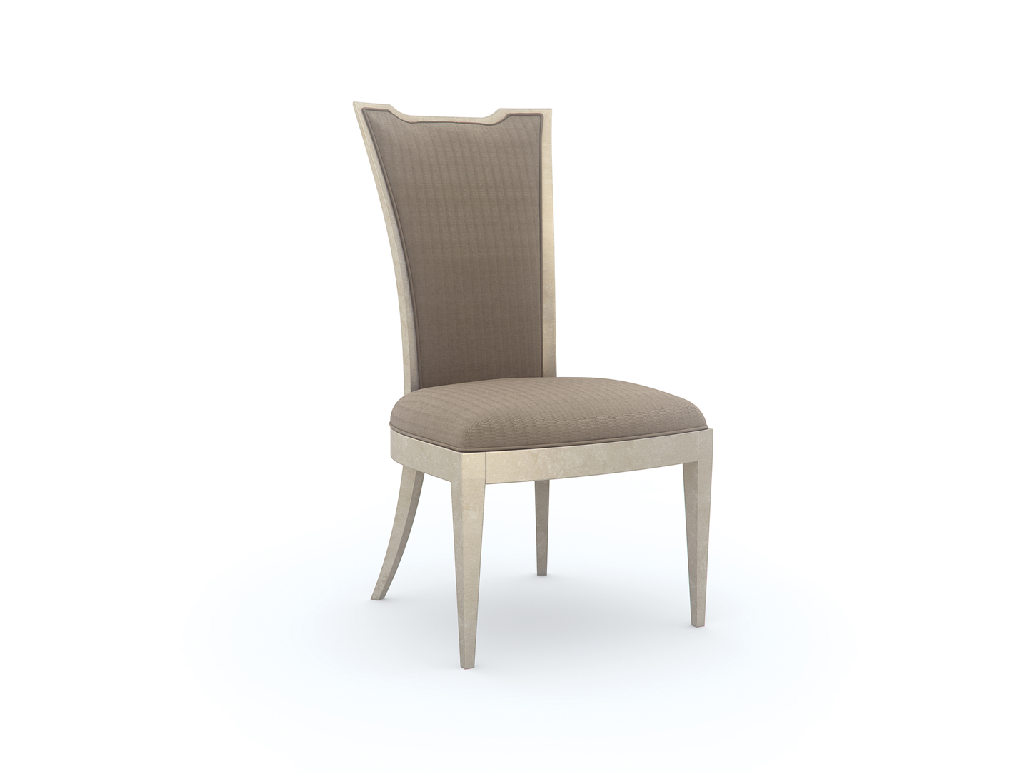 Chaise de salle à manger Babs très attrayante en feuille d'argent douce