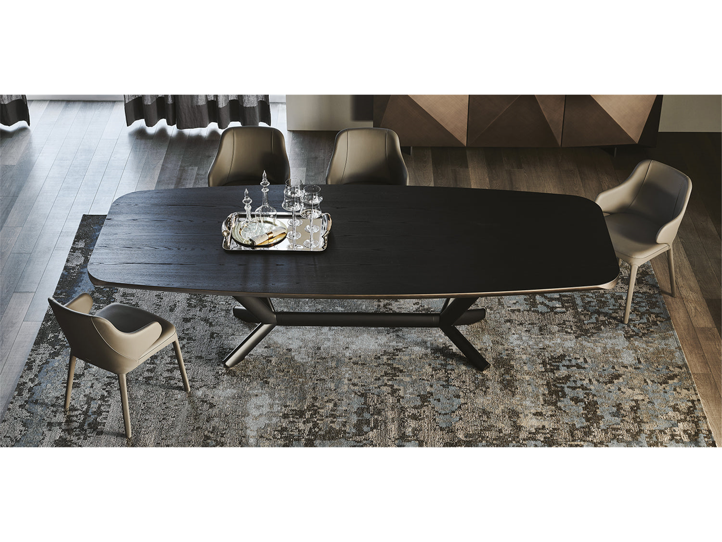 Table à manger en bois Planer - 118 W