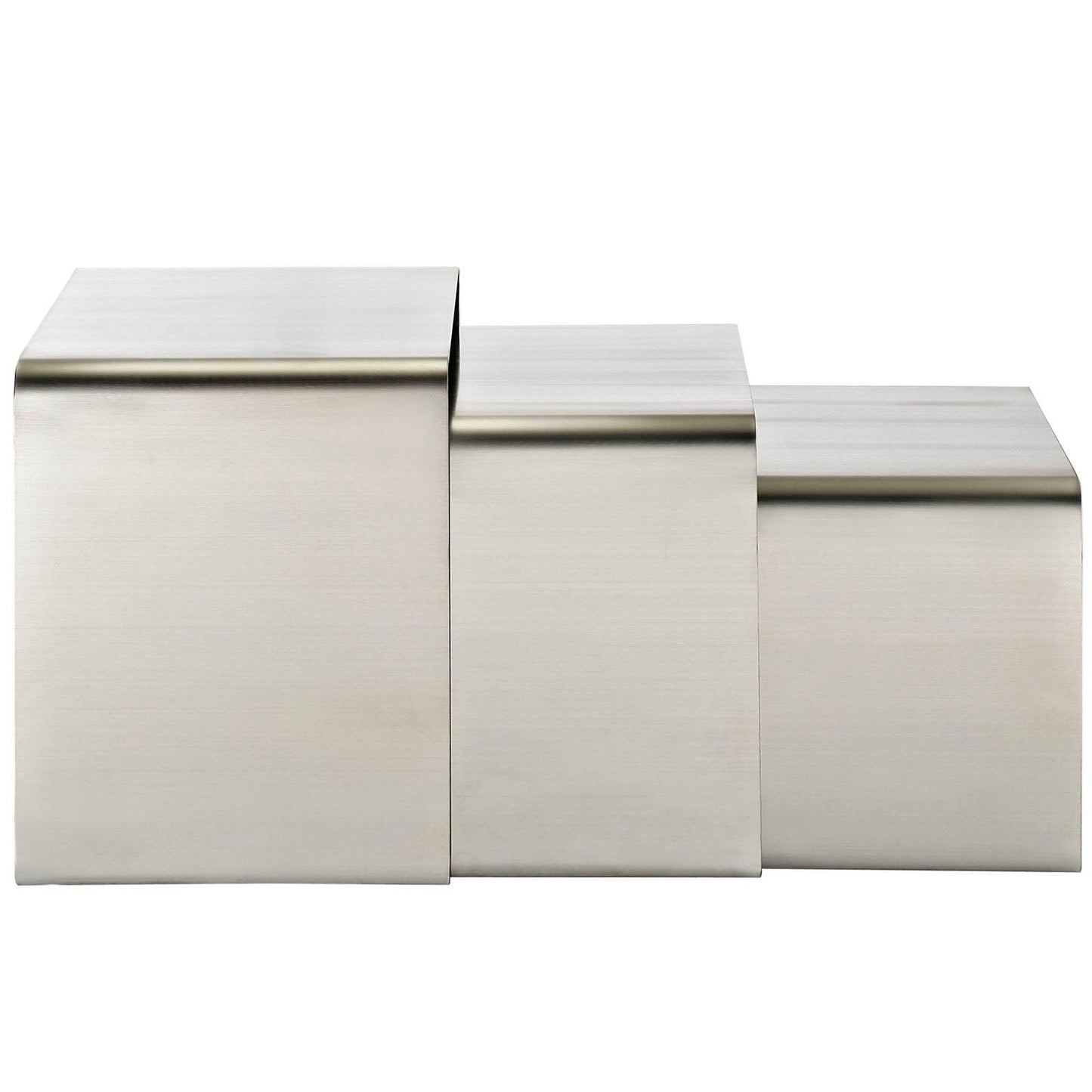 Ross Nesting Table in Silver