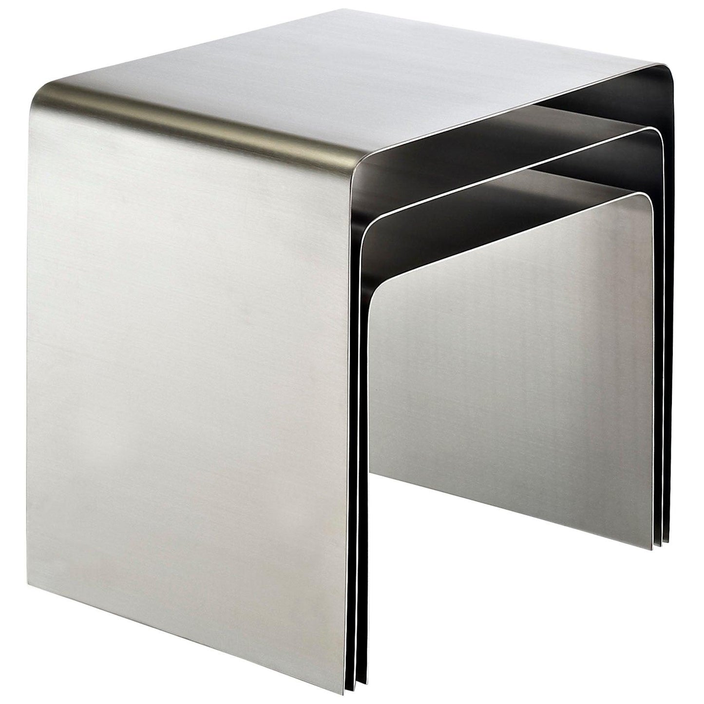 Ross Nesting Table in Silver