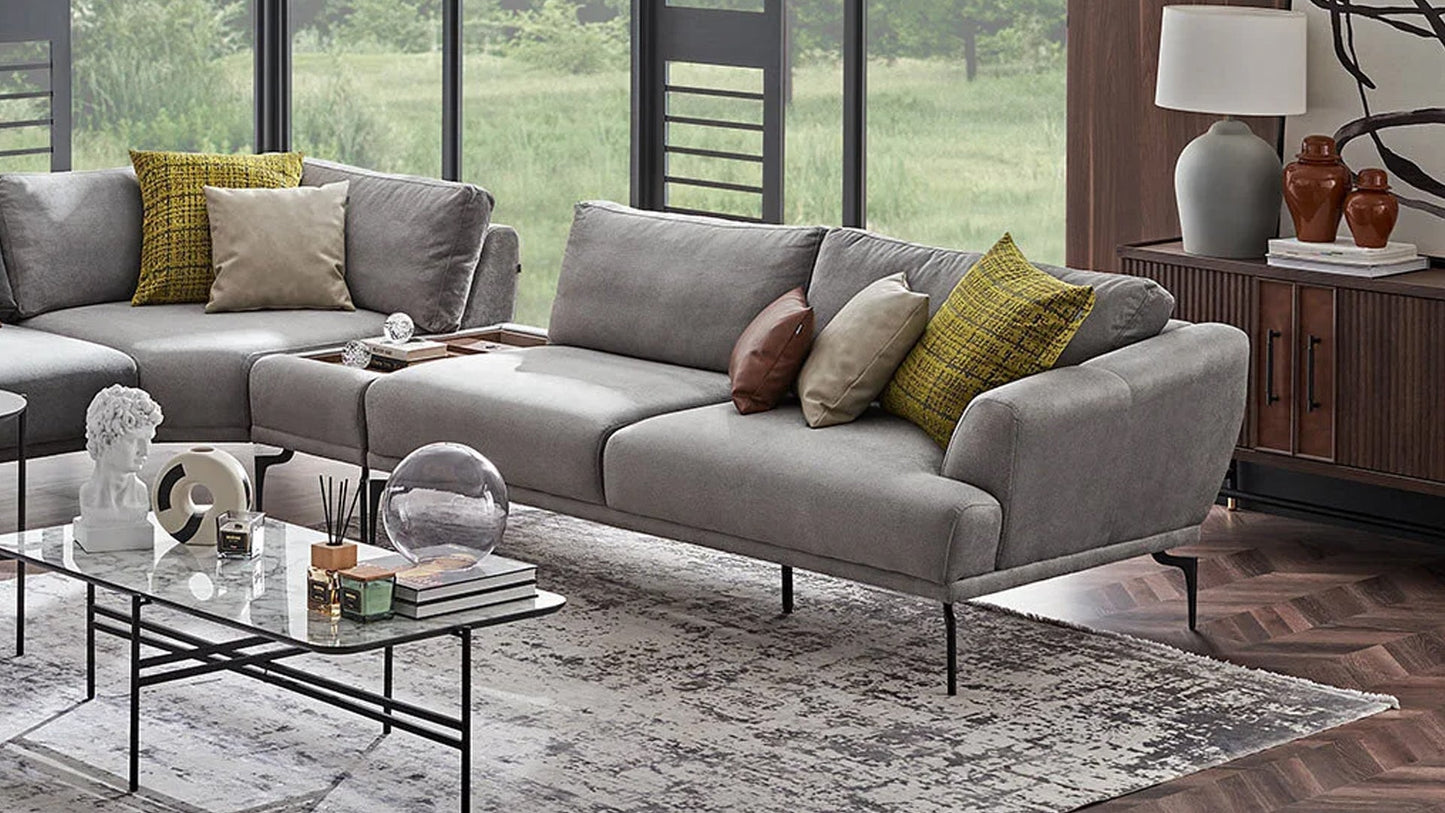 Canapé 2 places Giza avec accoudoirs