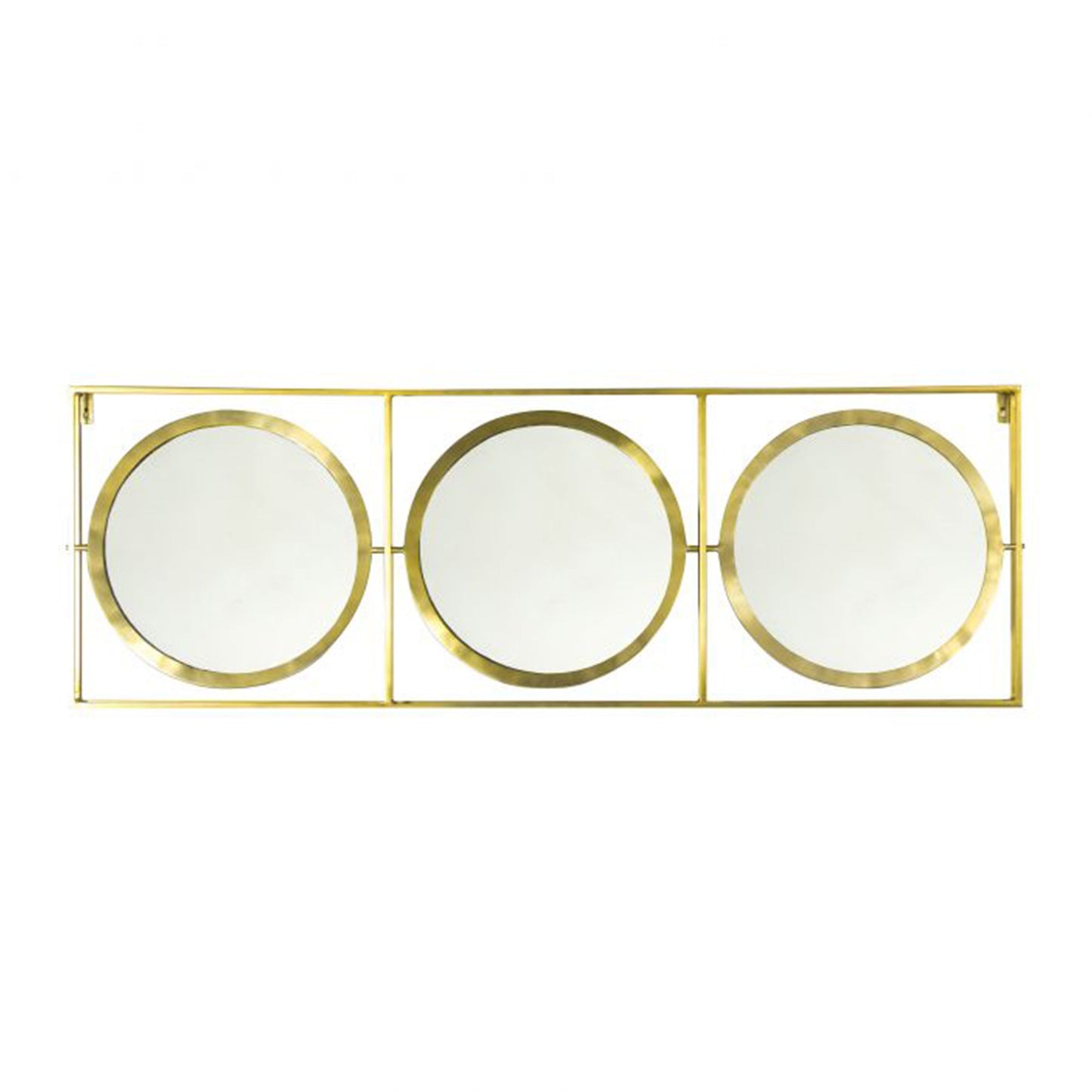 Miroir circulaire extra large en laiton Holly