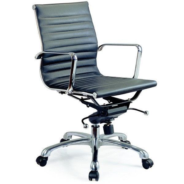 Chaise de bureau à dossier bas Carly Brown