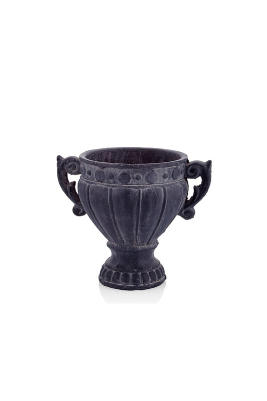 Petit vase en pierre noir Lorenta