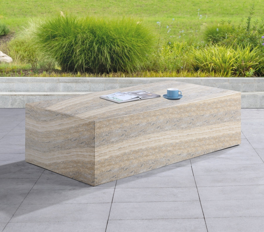 Table basse en travertin Petra