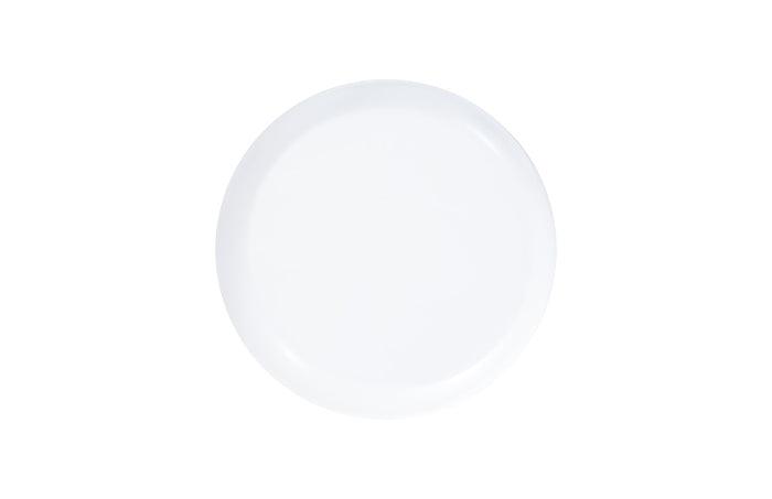Table d'appoint Grotto Blanc perle et feuille d'argent