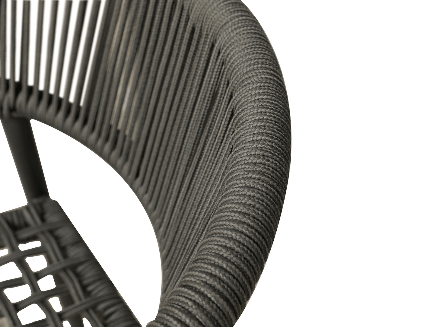 Fauteuil de salle à manger d'extérieur Adamina : lot de 4