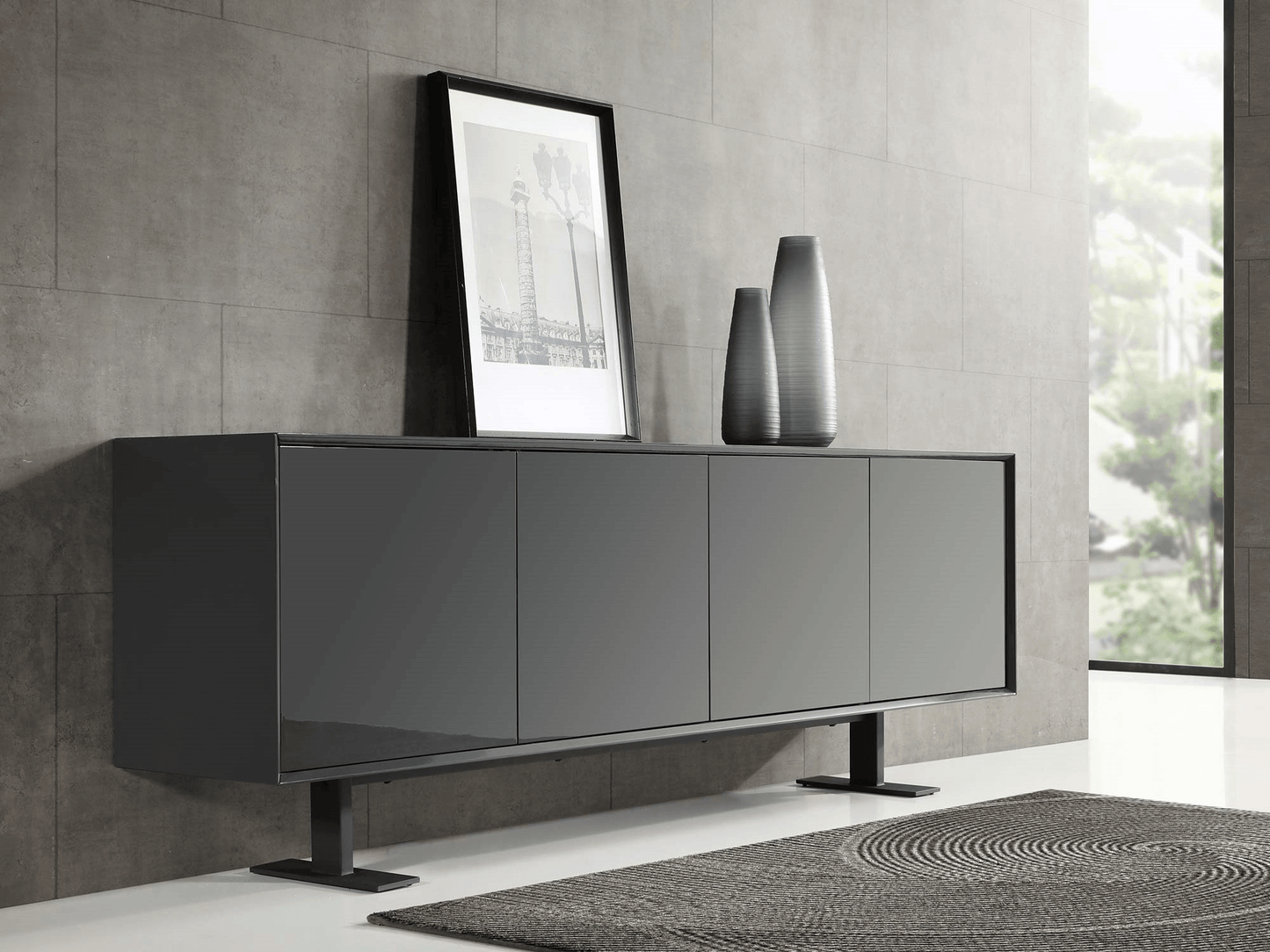 Buffet Leesa Gris Foncé