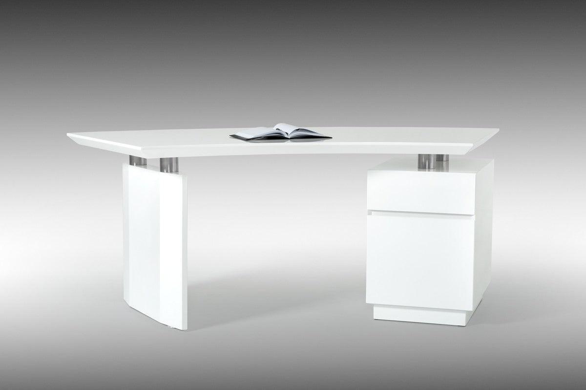 Sky Modern White Office Desk