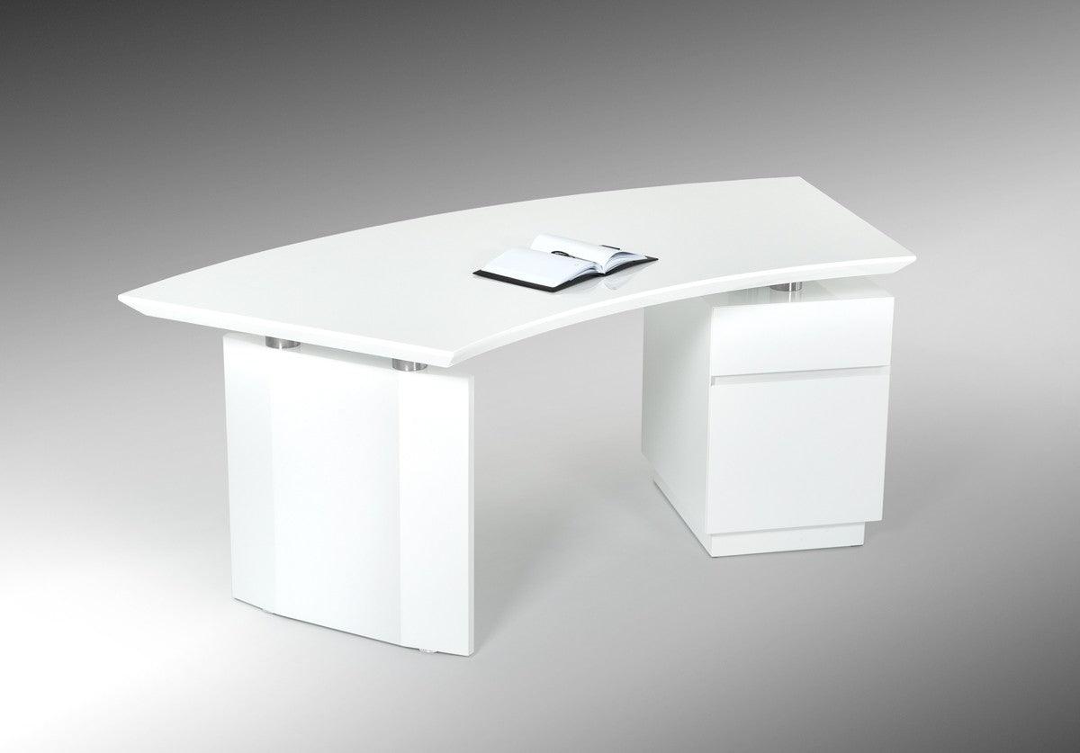 Sky Modern White Office Desk