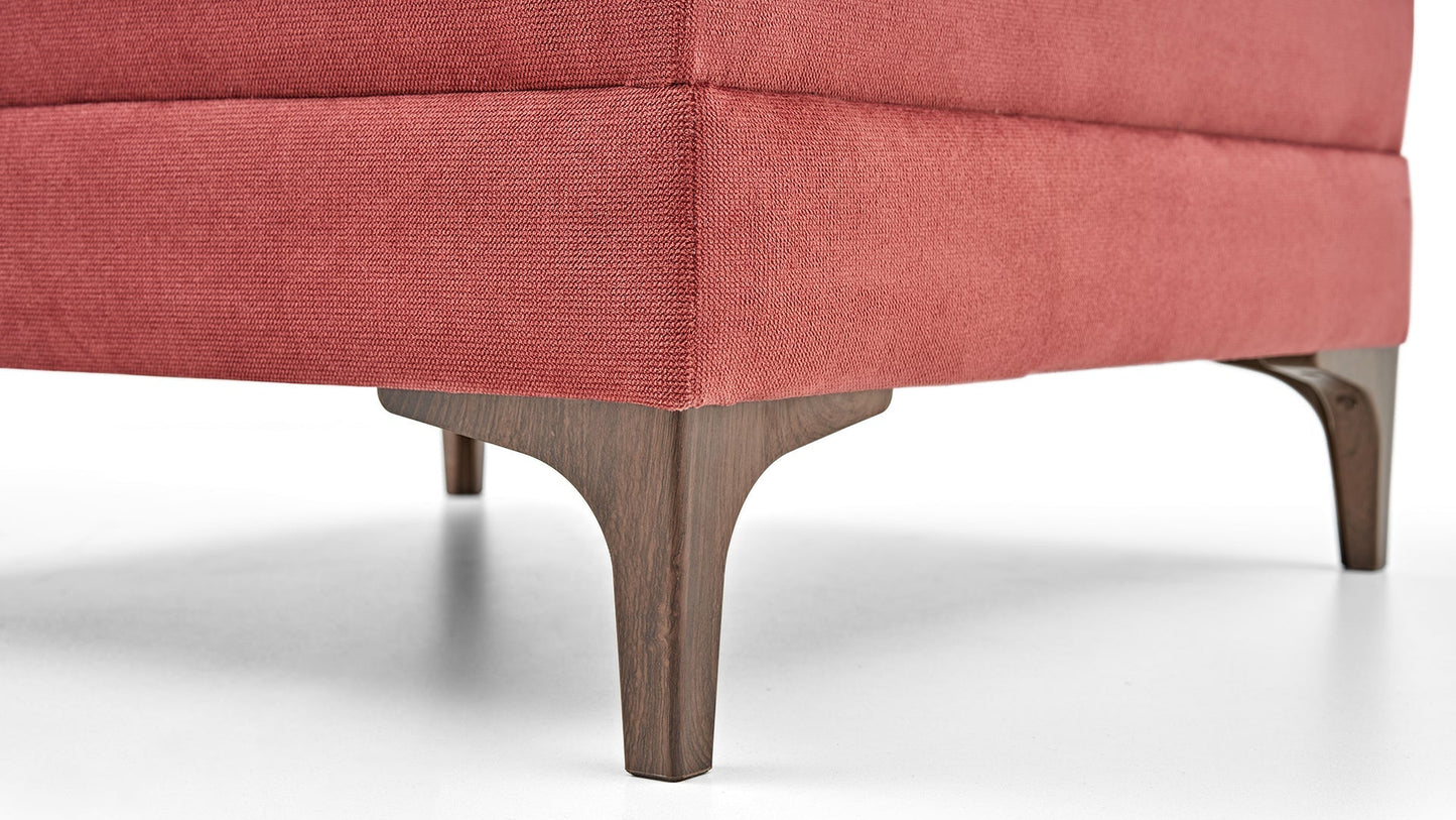 Pouf carré d'angle Teos
