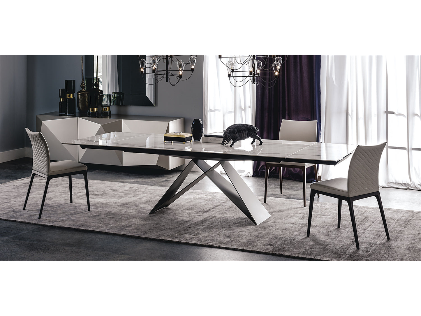 Table à manger Premier Keramik Drive - 78 W