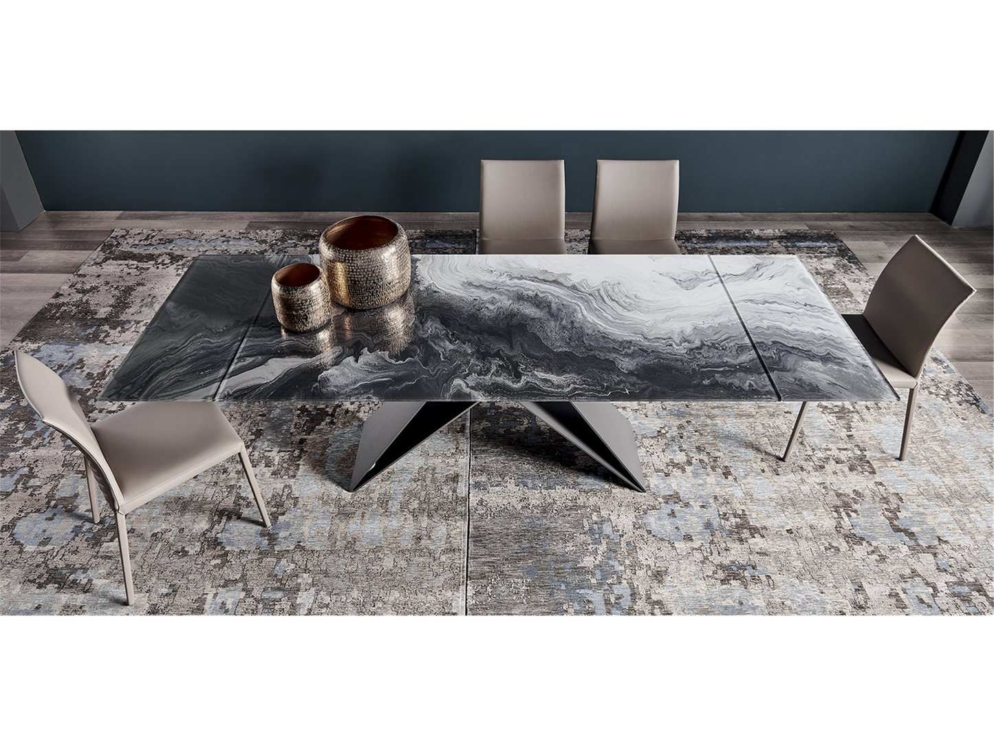 Table à manger Premier CrystalArt Drive - 78 W