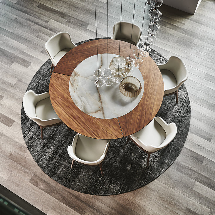 Soho Ker Wood Dining Table - 70Dia