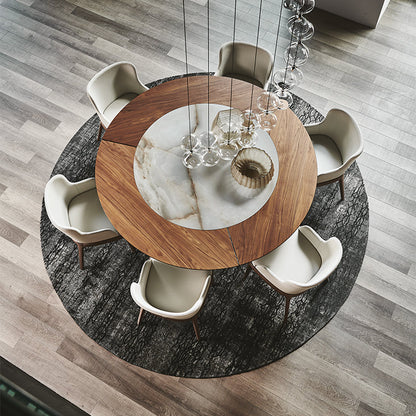 Soho Ker Wood Dining Table - 70Dia