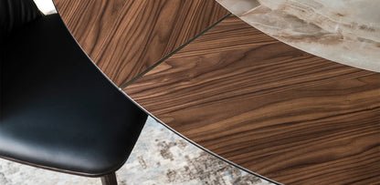 Soho Ker Wood Dining Table - 70Dia